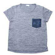 ポーラーパイオニアウィメンズショートスリーブクルー PL3171 468 Nocturnal Heather Sサイズ [アウトドア カットソー レディース]