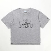 スウィンアベニューウィメンズショートスリーブクルー PL3185 039 Columbia Grey Heather Lサイズ [アウトドア カットソー レディース]