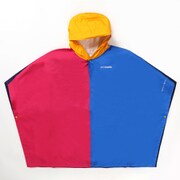 スペイパインズユースポンチョ PY1064 431 Hyper Blue Multi XSサイズ [アウトドア レインウェア キッズ]