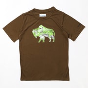 ランコレイクショートスリーブTシャツ AB0055 327 New Olive Iconic Roamer Mサイズ [アウトドア カットソー キッズ]