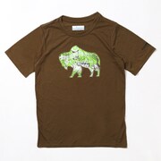 ランコレイクショートスリーブTシャツ AB0055 327 New Olive Iconic Roamer Lサイズ [アウトドア カットソー キッズ]