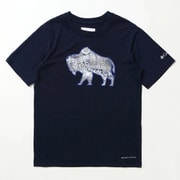 ランコレイクショートスリーブTシャツ AB0055 464 Collegiate Navy Iconic Roamer XSサイズ [アウトドア カットソー キッズ]