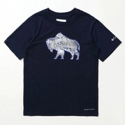 ランコレイクショートスリーブTシャツ AB0055 464 Collegiate Navy Iconic Roamer Sサイズ [アウトドア カットソー キッズ]
