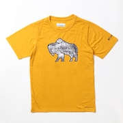 ランコレイクショートスリーブTシャツ AB0055 790 Bright Gold Iconic Roamer Sサイズ [アウトドア カットソー キッズ]