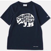 チャイルズハイツユースショートスリーブTシャツ PY2037 425 Columbia Navy Lサイズ [アウトドア カットソー キッズ]