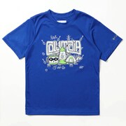 リトルトレックショートスリーブTシャツ AB0059 437 Azul Inner Glow Sサイズ [アウトドア カットソー キッズ]