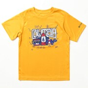 リトルトレックショートスリーブTシャツ AB0059 790 Bright Gold Inner Glow Sサイズ [アウトドア カットソー キッズ]