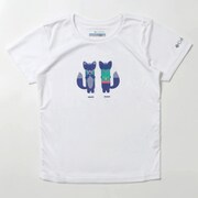 リトルブルックショートスリーブTシャツ AG0042 100 White Foxy Heads N Trails XSサイズ [アウトドア カットソー キッズ]