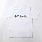 CSCベーシックロゴユースショートスリーブ AY0090 102 White Sサイズ [アウトドア カットソー キッズ]
