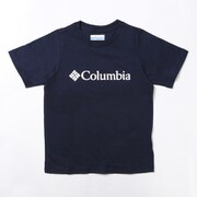 CSCベーシックロゴユースショートスリーブ AY0090 466 Collegiate Navy Sサイズ [アウトドア カットソー キッズ]