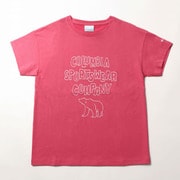 ヤハラフォレストウィメンズショートスリーブTシャツ PL1065 634 Rouge Pink, Bear Sサイズ [アウトドア カットソー レディース]