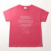 ヤハラフォレストウィメンズショートスリーブTシャツ PL1065 634 Rouge Pink, Bear Mサイズ [アウトドア カットソー レディース]