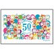 SHDRF980 マグネット DORAEMON 50th Anniversary_50 poses 50 poses カラフル [キャラクターグッズ]