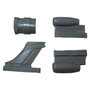 BRZBZ4027 MD-90用コンバージョンセット 垂直尾翼、 エンジン、延長用胴体 ミニクラフト用 [1/144スケール レジン製パーツ]