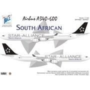 BRZBZ4061 エアバス A340-600 コンバージョンセット SA航空 ｢スターアライアンス｣ レベル用 [1/144スケール レジン製パーツ]