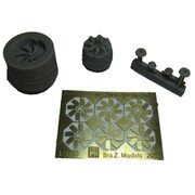 BRZBZ4089 ボーイングB737-6/7/8/900 CFM56-7B/BE エンジン用ファンブレードエッチング BRZBZ4087/4088 用 [1/144スケール レジン製パーツ]