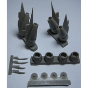 BRZBZ4093 DC-8用PW JT3D-3 エンジン ミニクラフト用 [1/144スケール レジン製パーツ]