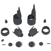 BRZBZ4097 ボーイングB777-2/300用ロールスロイス トレント800 エンジン 777-300ER用 [1/144スケール レジン製パーツ]