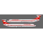 BRZBZD402 Il-62 インターフルグ航空 デカール カルトグラフ製 ズベズダ用 [1/144スケール エアクラフト用デカール]