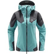 ロック スパイア ジャケット ROC SPIRE JACKET WOMEN 604358 4J3_GLACIER GREEN/MAGNETITE Sサイズ [アウトドア ジャケット レディース]