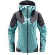 ロック スパイア ジャケット ROC SPIRE JACKET WOMEN 604358 4J3_GLACIER GREEN/MAGNETITE Mサイズ [アウトドア ジャケット レディース]