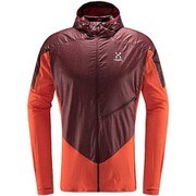 リムシリーズ ハイブリッド フード L.I.M Hybrid Hood Men 604513 4DJ_HABANERO/MAROON RED Sサイズ [アウトドア ジャケット メンズ]