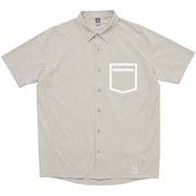 ドライ ストレッチ シャツ ショートスリーブ Dry Stretch Shirts 020822 SS (J20) LIGHT BEIGE Sサイズ [アウトドア カットソー メンズ]