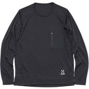パワードライ ティー ロングスリーブ Power Dry T LS 020706 (J01) BLACK Mサイズ [アウトドア カットソー メンズ]