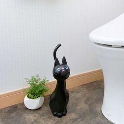 ヨドバシ.com - メイホウ ME99 [ねこのしっぽのトイレブラシ クロ] 通販【全品無料配達】