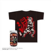 鬼滅の刃 ボトルTシャツ A柄/黒 L [キャラクターグッズ]