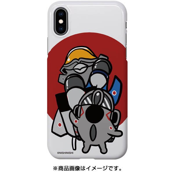 Ml Nixsxc004 Iphone Xs X ハードケース ファントムおじいちゃん 日の丸戦闘機ズ