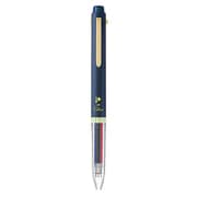 カスタマイズペン アイプラス for クレナ 限定デザイン 3本用ボディ リフィルセット仕様 0.4mm 黒・赤・青インキ ネイビー BGH34LCRC