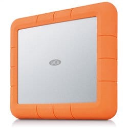 ポータブルハードディスク 8TB Rugged Raid Shuttle 防滴 防塵 耐衝撃 USB-C USB3.1 Gen2 ケーブル Type-C USB-A Mac Win RoHS指令 オレンジ STHT8000800