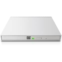 DVDドライブ USB2.0 薄型 Type-Cケーブル付 ホワイト LDR-PMK8U2CLWH