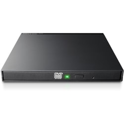 DVDドライブ USB2.0 薄型 オールインワンソフト付 ブラック LDR-PMK8U2VBK