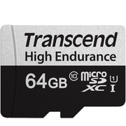 High Endurance 高耐久microSDXCカード 64GB Class10 UHS-I U1 アダプタ付き TS64GUSD350V