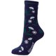 ウィメンズフラワーレギュラーソックス WS FLOWER REGULAR SOCKS TOCPJB67YY （NV）ネイビー [スキーソックス レディース]