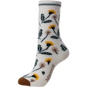 ウィメンズフラワーレギュラーソックス WS FLOWER REGULAR SOCKS TOCPJB67YY （WH）ホワイト [スキーソックス レディース]