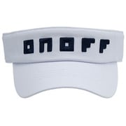 YOK0320 217WH/NV [サンバイザー フリーサイズ ホワイト/ネイビー]
