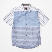 シロッコハーフスリーブシャツ SYROCCO H/S SHIRT TOMPGA4217 （3488）ヴァーシティーブルー Lサイズ [アウトドア シャツ メンズ]