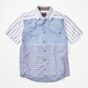 シロッコハーフスリーブシャツ SYROCCO H/S SHIRT TOMPGA4217 （3488）ヴァーシティーブルー Mサイズ [アウトドア シャツ メンズ]