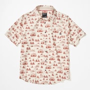 シロッコハーフスリーブシャツ SYROCCO H/S SHIRT TOMPGA4217 （8288）ムーンビームキャンピング Lサイズ [アウトドア シャツ メンズ]