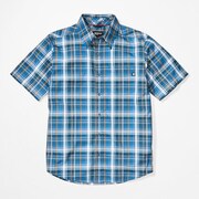 ライクケンハーフスリーブシャツ LYKKEN H/S SHIRT TOMPGA4406 （3488）ヴァーシティーブルー Lサイズ [アウトドア シャツ メンズ]