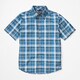 ライクケンハーフスリーブシャツ LYKKEN H/S SHIRT TOMPGA4406 （3488）ヴァーシティーブルー Mサイズ [アウトドア シャツ メンズ]