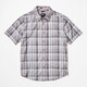 ライクケンハーフスリーブシャツ LYKKEN H/S SHIRT TOMPGA4406 （504）スレート Lサイズ [アウトドア シャツ メンズ]