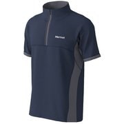 クライムスピードエアーハーフスリーブジップ CLIMBR SPEED AIR H/S ZIPTOMPJA63 （NVST）ネイビー/スティール XLサイズ [アウトドア カットソー メンズ]
