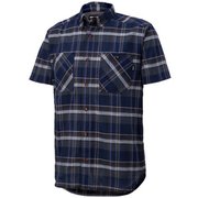 シーエルプラッドハーフスリーブシャツ CL PLAID H/S SHIRT TOMPJA75 （NV）ネイビー Lサイズ [アウトドア シャツ メンズ]