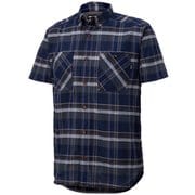 シーエルプラッドハーフスリーブシャツ CL PLAID H/S SHIRT TOMPJA75 （NV）ネイビー Mサイズ [アウトドア シャツ メンズ]