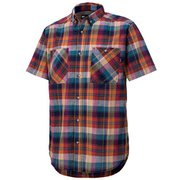 シーエルプラッドハーフスリーブシャツ CL PLAID H/S SHIRT TOMPJA75 （PNV）パープルネイビー Sサイズ [アウトドア シャツ メンズ]