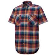 シーエルプラッドハーフスリーブシャツ CL PLAID H/S SHIRT TOMPJA75 （PNV）パープルネイビー XLサイズ [アウトドア シャツ メンズ]